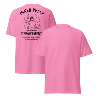 🧘 INNER PEACE DEPARTMENT – Unisex Statement Tee - For Female