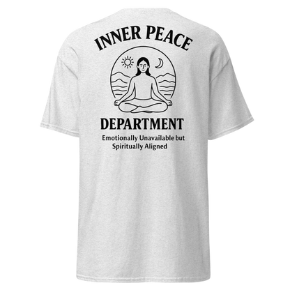 🧘 INNER PEACE DEPARTMENT – Unisex Statement Tee - For Female