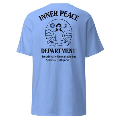 🧘 INNER PEACE DEPARTMENT – Unisex Statement Tee - For Female